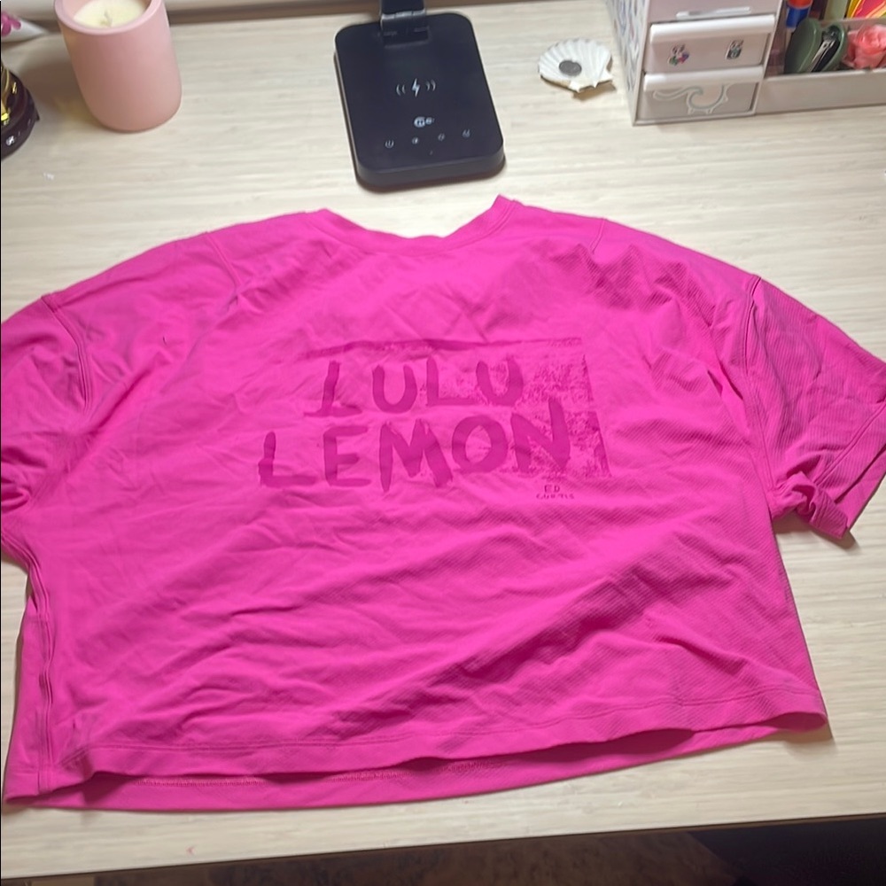 Lululemon Pink T-Shirt